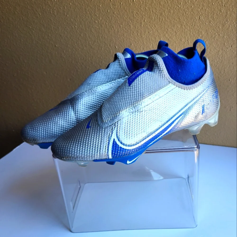 Nike Vapor Edge Pro 360 Metallic Platinum Game Royal Men size 8.5